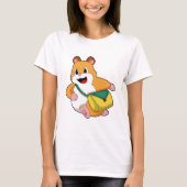 Hamsterとバッグ.PNG Tシャツ (正面)