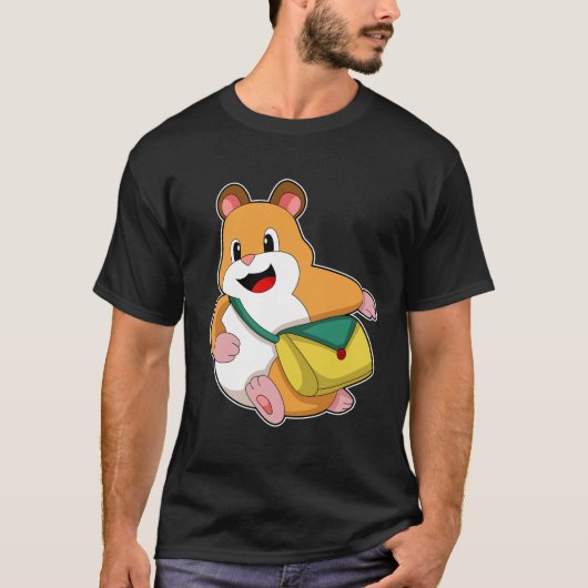 Hamsterとバッグ.PNG Tシャツ (正面)