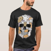 Hamster Animal Skull Shape Animation Skull Tシャツ (正面)
