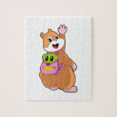 Hamster as Student with Backpack.PNG ジグソーパズル (縦)