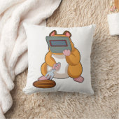 Hamster as Welder.PNG クッション (ブランケット)