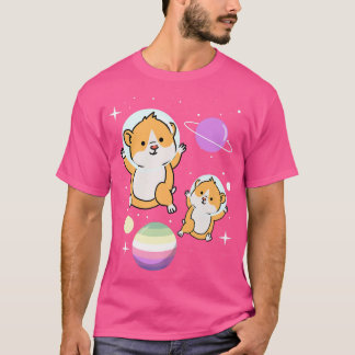 Hamster Astronaut Genderfae Pride Tシャツ