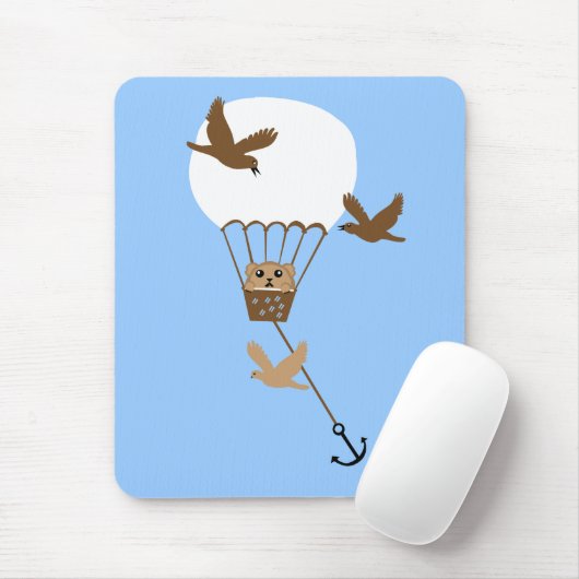 Hamster balloon adventure マウスパッド (マウス)