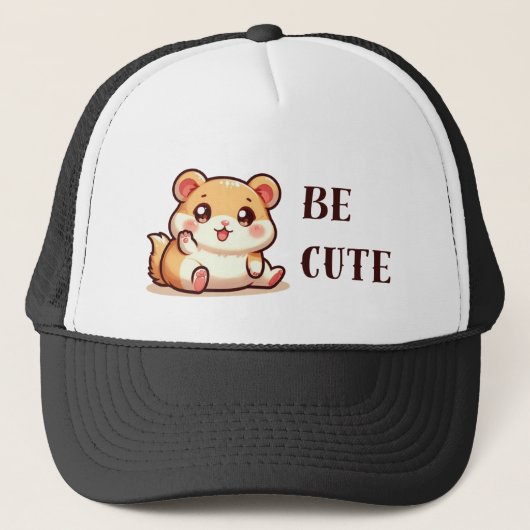 Hamster - Be Cute キャップ (正面)