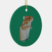 Hamster Christmas ornament セラミックオーナメント (右)