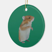 Hamster Christmas ornament セラミックオーナメント (左)