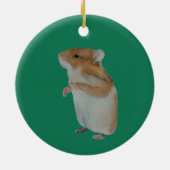 Hamster Christmas ornament セラミックオーナメント (裏面)