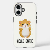 Hamster Hello Cutie Case-Mate iPhoneケース (裏面)