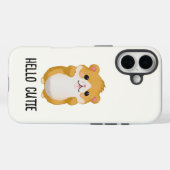 Hamster Hello Cutie Case-Mate iPhoneケース (裏面 (横))