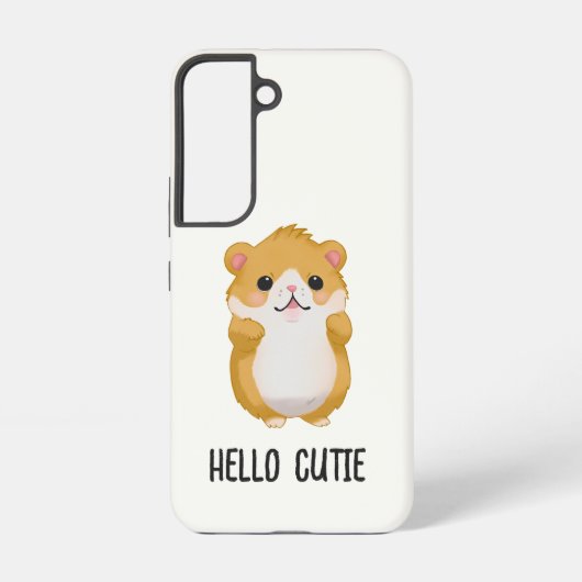 Hamster Hello Cutie Samsung Galaxyケース (裏面)
