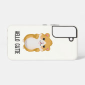 Hamster Hello Cutie Samsung Galaxyケース (裏面横)