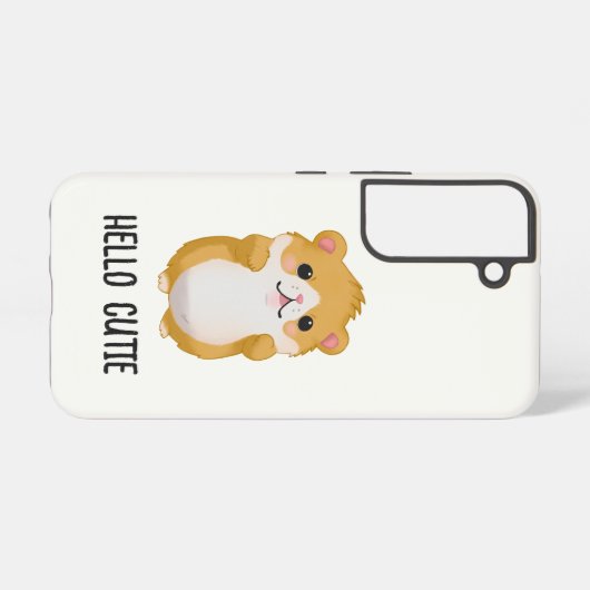Hamster Hello Cutie Samsung Galaxyケース (裏面横)