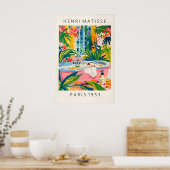 Hamster in Bathtub Art Print Tropical Bathroom in ポスター (キッチン)