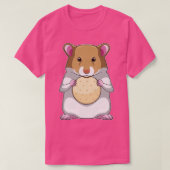 Hamster mit Keks Tシャツ (デザイン正面)