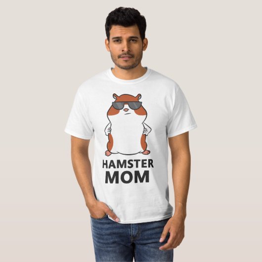 Hamster Mom Funny Hamster Mama  Tシャツ (正面フル)