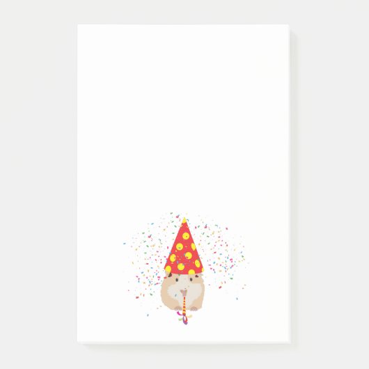 Hamster Partying – 動物のパーティー ポストイット (正面)