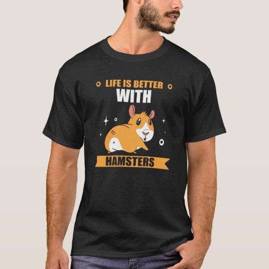 Hamster pet hamster hamster hamster owners tシャツ (正面)