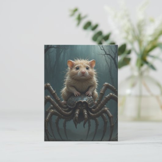 Hamster Riding a Spider ポストカード (スタンド正面)