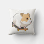 Hamster Skater Skateboard クッション (裏面)