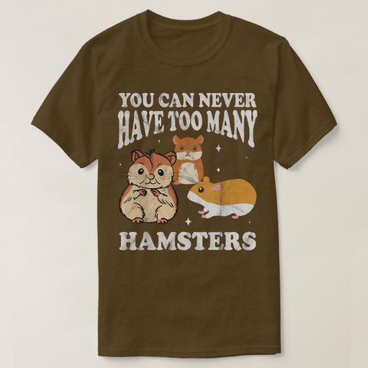 Hamster Tshirt Dwarf Guinea Pig Pet Rodent 2615 Tシャツ (デザイン正面)