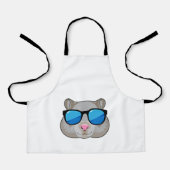 Hamster with Sunglasses エプロン (正面)