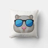 Hamster with Sunglasses クッション (正面)