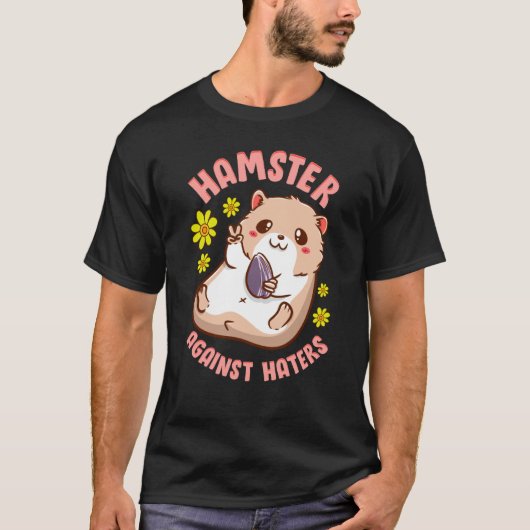 Hamsters against Haters Anti Hate Speech Tシャツ (正面)