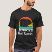 Hamsters And Vinyl Records Tシャツ (正面)