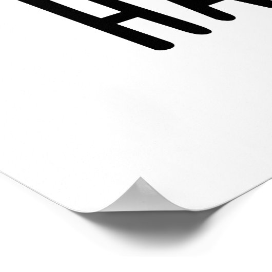 Hamstring Funny Pig Pun ポスター (角)