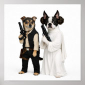 "Han & Leia" ポスター (正面)