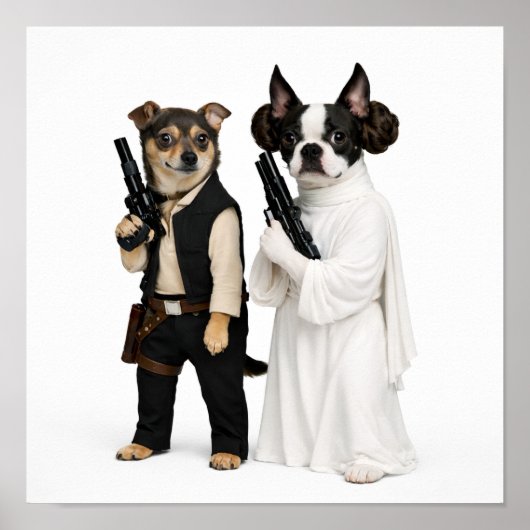 "Han & Leia" ポスター (正面)