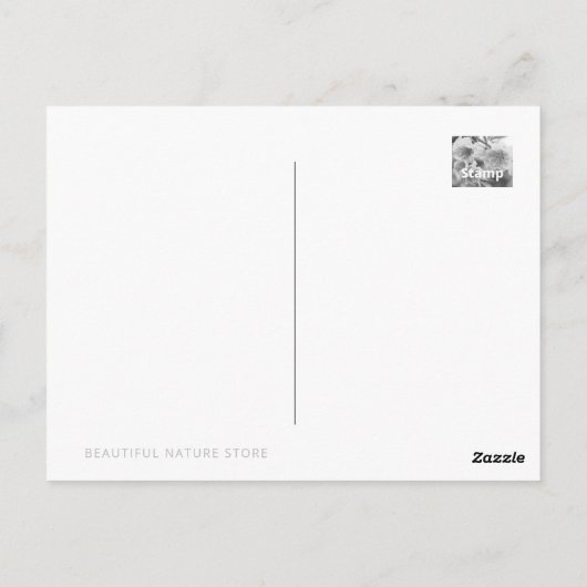 Hana Peach ポストカード (裏面)