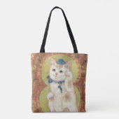 Hana & Takara: Lucky Beckoning Cats トートバッグ (裏面)