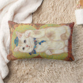 Hana & Takara: Lucky Beckoning Cats ランバークッション (ブランケット)