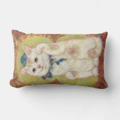 Hana & Takara: Lucky Beckoning Cats ランバークッション (正面)