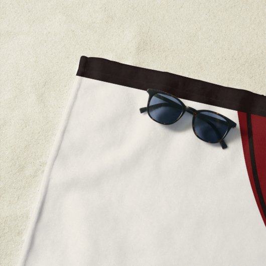 Hanafuda "Matsu-ni-tsuru" ビーチタオル (インサイチュ)