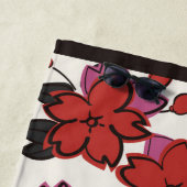 Hanafuda "Sakura-ni-maku" ビーチタオル (インサイチュ)