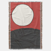 Hanafuda "Susuki-ni-tsuki" スローブランケット (正面縦)