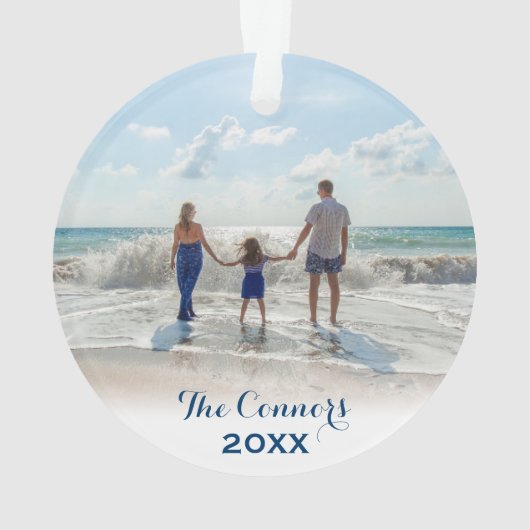 Hanalei Bay Bots, Kaai Hawaii 2写真 オーナメント (裏面)