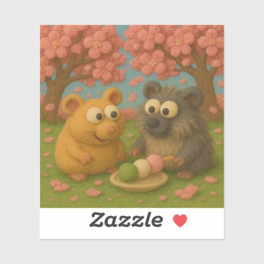 Hanami Friends Sticker シール (シート)