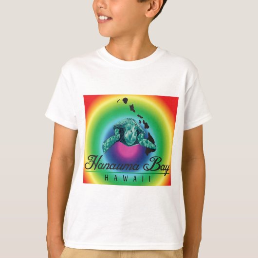 Hanauma湾のカメ Tシャツ (正面)