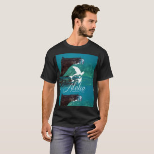 Hanauma湾のハワイのオニイトマキエイ Tシャツ