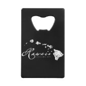 Hanauma湾のハワイのカメ クレジットカード栓抜き (裏面)