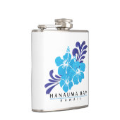 Hanauma湾のハワイのハイビスカスの花 フラスク (右)