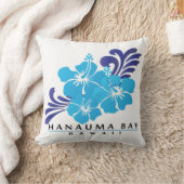 Hanauma湾のハワイの枕 クッション (ブランケット)