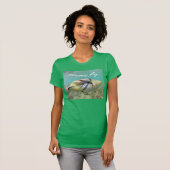 Hanauma湾の制動機の魚 Tシャツ (正面フル)