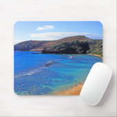 Hanauma湾、ホノルル、オアフ、ハワイの眺め マウスパッド (マウス)