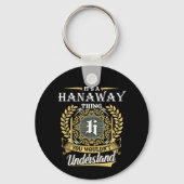 Hanawayのものだから理解できないよね キーホルダー (正面)