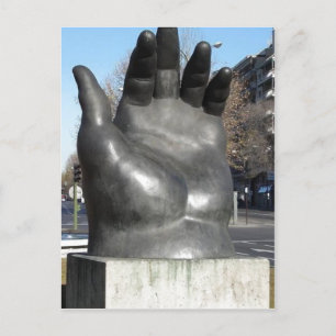 Hand.フェルナンド・ボテロ(1932年)による彫刻 ポストカード