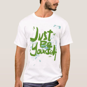 Hand - 「描Just Be Yourself」感動的 Tee Tシャツ